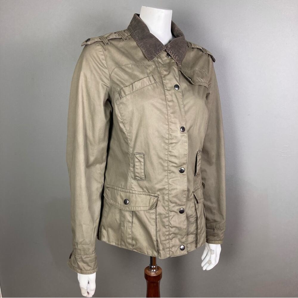 Eddie Bauer jacket women's medium GORPcore‎ British utility safari corduroy work
